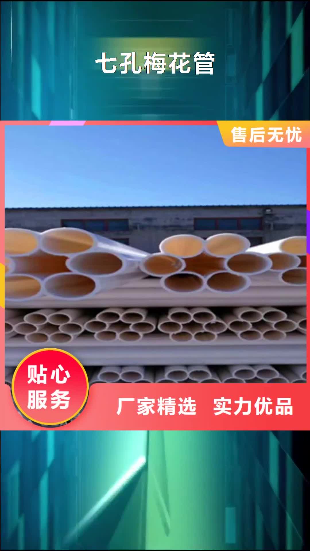 鄂州 七孔梅花管【pe钢带波纹管】来图来样定制