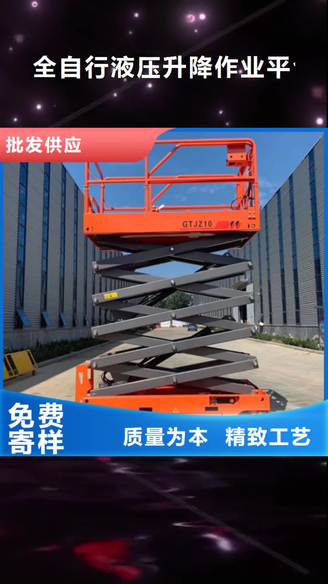 【海东 全自行液压升降作业平台生产厂家-仓储厂房货梯哪家好好品质用的放心】