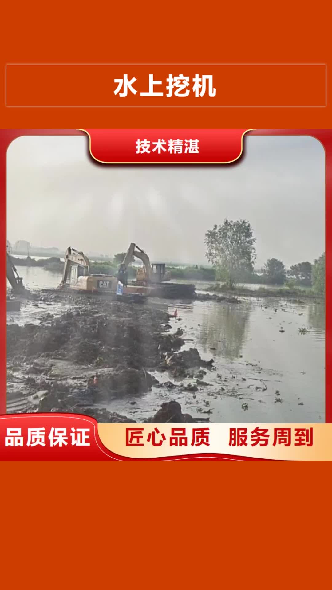 澳门 水上挖机【鱼塘清淤】放心之选