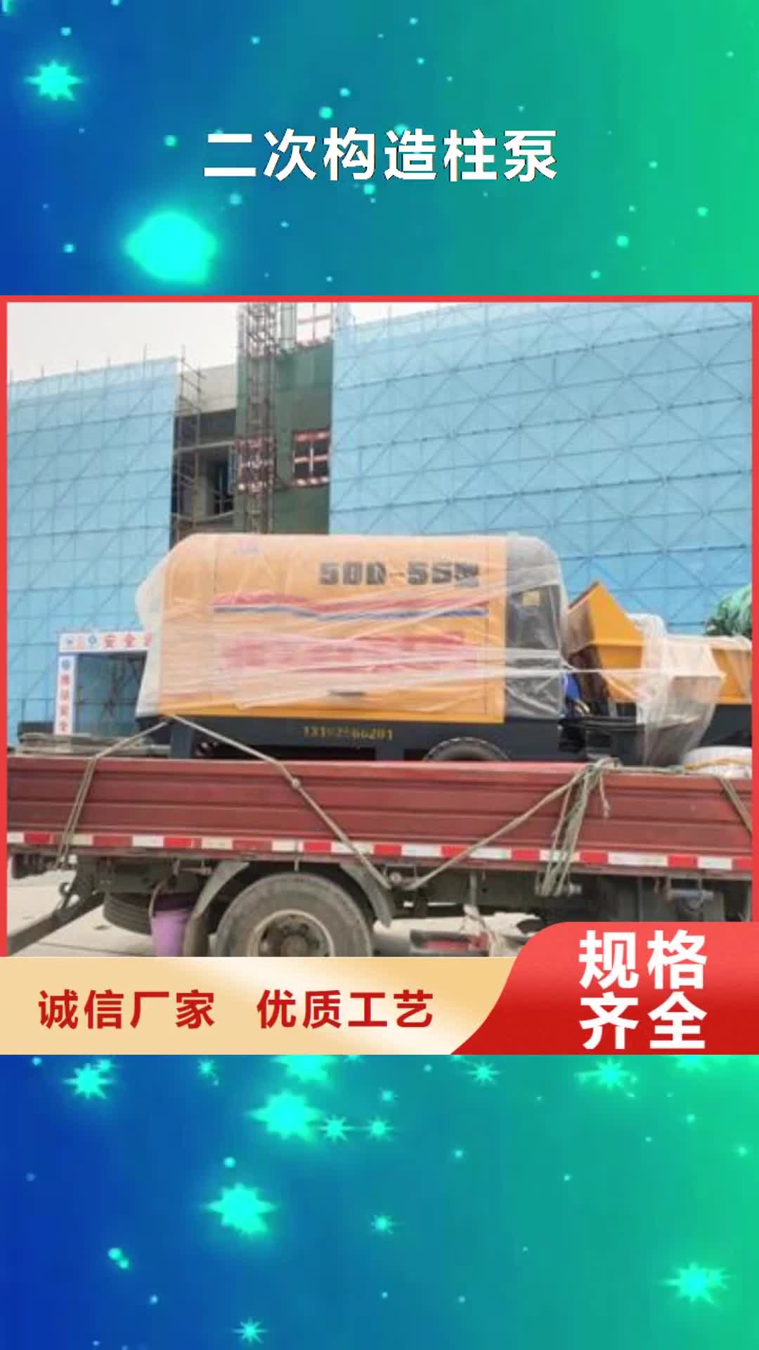 信阳【二次构造柱泵】-细石混凝土输送泵高品质现货销售