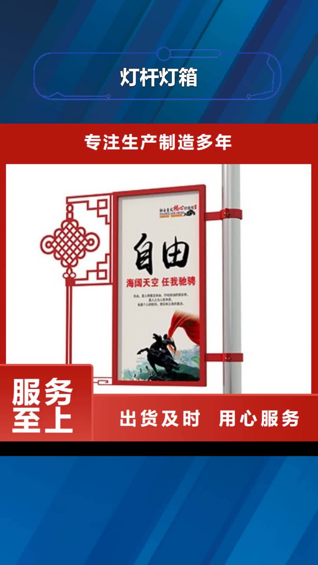【陕西 灯杆灯箱大型精神堡垒立式导向牌按需定做】